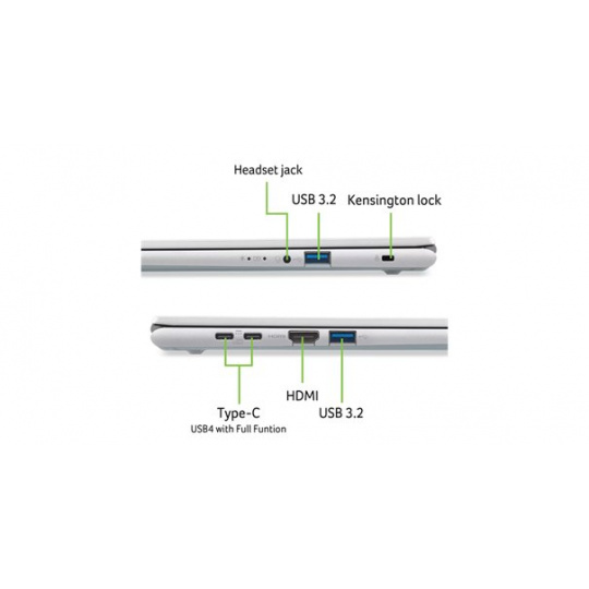 Acer Aspire GO 16 (AG16-71P-719Y) Core 7 150U/32GB/1TB SSD/16" FHD/Win11 Home/stříbrná