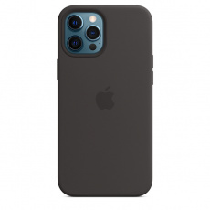 iPhone 12 Pro Max Silicone Case MagSafe Black /SK iPhone 12 Pro Max Silicone Case MagSafe Black /SK