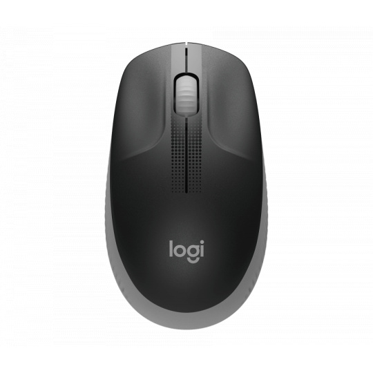 myš Logitech Full-size Wireless mouse M190, MID GREY