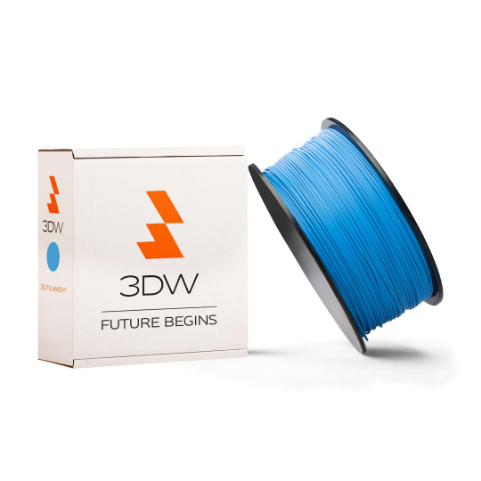 3DW - PLA filament 1,75mm modrá, 0,5kg, tisk 190-210°C