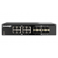 QNAP switch QSW-3216R-8S8T (8x 10G GbE porty + 8x 10G SFP+ porty, poloviční šířka)