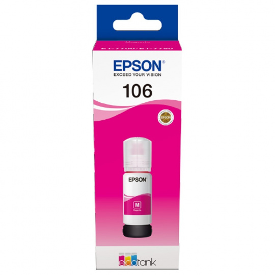 EPSON 106 EcoTank Magenta ink bottle