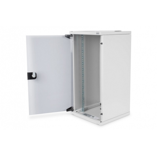 Digitus  nástěnná skříňka 254 mm (10 ") 12U 592x312x300 mm, barva šedá (RAL 7035)