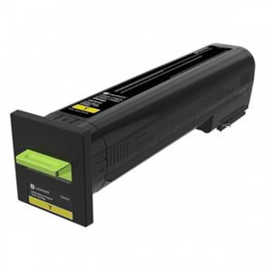 Lexmark CS820, CX82x, CX860 Yellow Return Programme Toner Cartridge - 8 000 stran