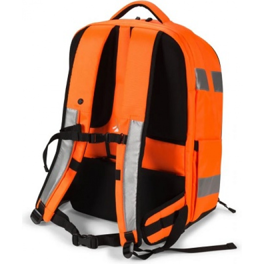 Dicota Backpack HI-VIS 32-38 Litre Orange