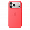 iPhone 17 Pro Max Silicone Case with MS – Br.Guava