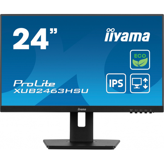iiyama ProLite/XUB2463HSU-B1/23,8"/IPS/FHD/100Hz/3ms/Black/3R