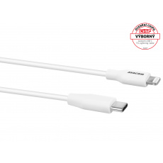 AVACOM MFIC-120W kabel USB-C - Lightning, MFi certifikace, 120cm, bílá