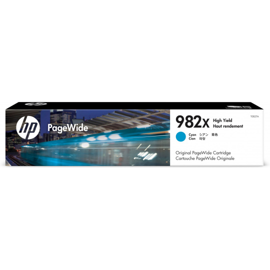 HP 982X High Yield Cyan Original PageWide Cartridge (T0B27A)