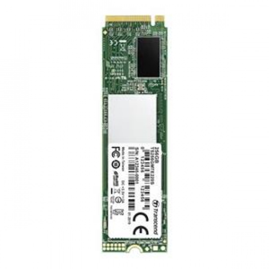 TRANSCEND MTE220S 256GB SSD disk M.2 2280, PCIe Gen3 x4 NVMe 1.3 (3D TLC), 3300MB/s R, 1250MB/s W