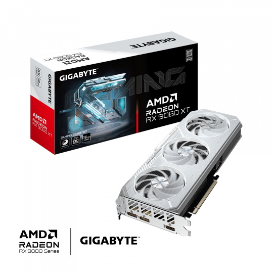 GIGABYTE Radeon™ RX 9060 XT GAMING OC ICE 16G GIGABYTE Radeon™ RX 9060 XT GAMING OC ICE 16G