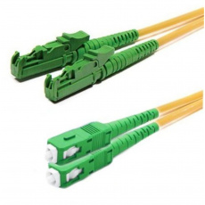 Patchcord FO Duplex E2000/APC-SC/APC 9/125um 2m, OS2 Patchcord FO Duplex E2000/APC-SC/APC 9/125um 2m, OS2