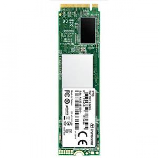 TRANSCEND MTE220S 1TB SSD disk M.2 2280, PCIe Gen3 x4 NVMe 1.3 (3D TLC), 3500MB/s R, 3200MB/s W