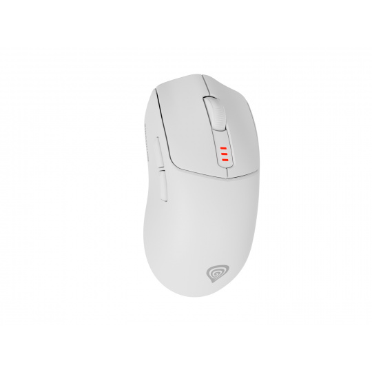 Genesis herní myš ZIRCON 500/Herní/Optická/10 000 DPI/USB+BT/Bílá