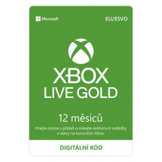 ESD XBOX - Zlaté členství Xbox Live Gold - 12 měsíců (EuroZone)