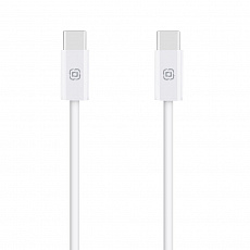 OBAL:ME Super Fast USB-C/USB-C Pletený kabel 100W 2m White OBAL:ME Super Fast USB-C/USB-C Pletený kabel 100W 2m White