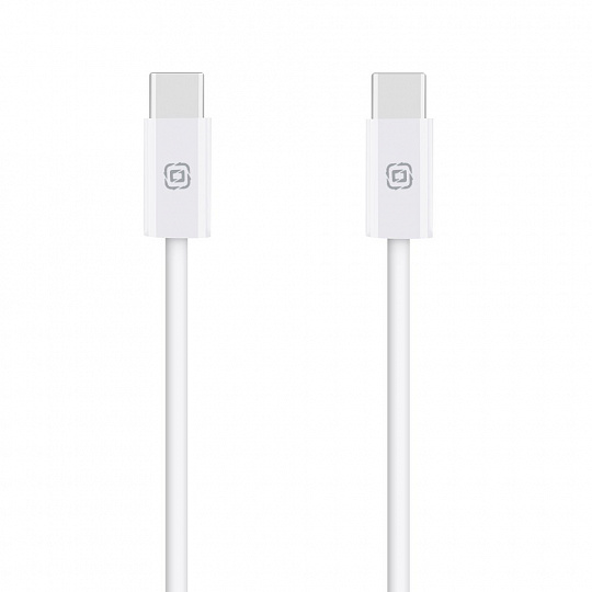 OBAL:ME Super Fast USB-C/USB-C Pletený kabel 100W 2m White