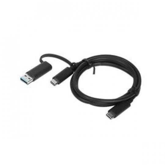 Lenovo kabel USB-C / USB-A+USB-C Hybrid 1m