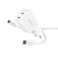 Epico GaN 35W adaptér EA35 s 1,2 m USB-C kabelem Epico GaN 35W adaptér EA35 s 1,2 m USB-C kabelem
