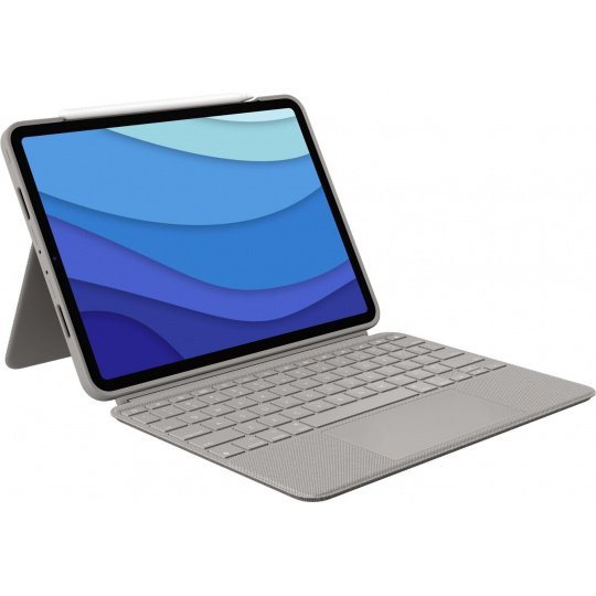 Logitech Combo Touch for iPad Pro 11-inch (1st, 2nd, and 3rd generation) - SAND - US layout