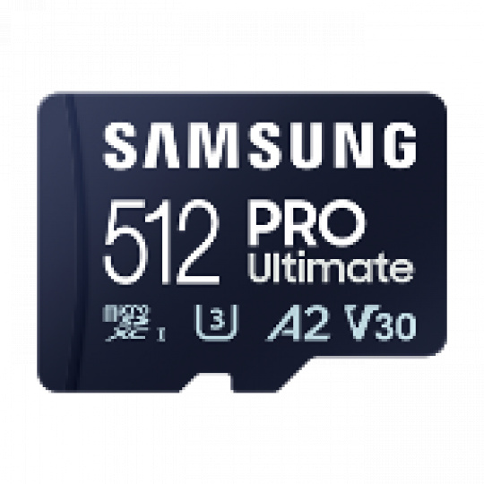 Samsung PRO Ultimate/micro SDXC/512GB/200MBps/UHS-I U3 / Class 10/+ Adaptér/Modrá