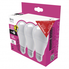 EMOS LED ŽÁROVKA CLASSIC A60 14W(100W) 1521lm E27 NW 3PC EMOS LED ŽÁROVKA CLASSIC A60 14W(100W) 1521lm E27 NW 3PC