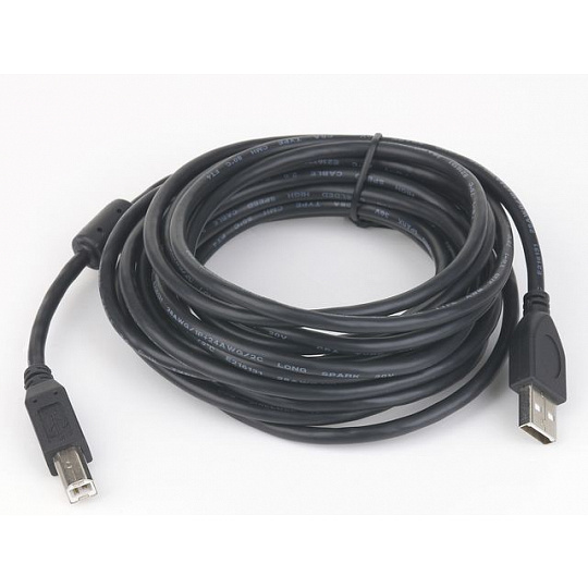 Kabel USB A-B 1,8m 2.0 HQ s ferritovým jádrem