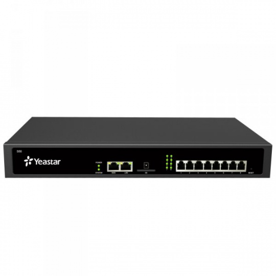 Yeastar S50, IP PBX, až 8 portů, 50 uživatelů, 25 hovorů, rack