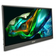 Acer LCD PM161QB1bmiuux 15,6" IPS LED, 1920x1080, 1xMiniHDMI + 2xType-C + Audio Out, repro 1Wx2, VESA 75x75, Black