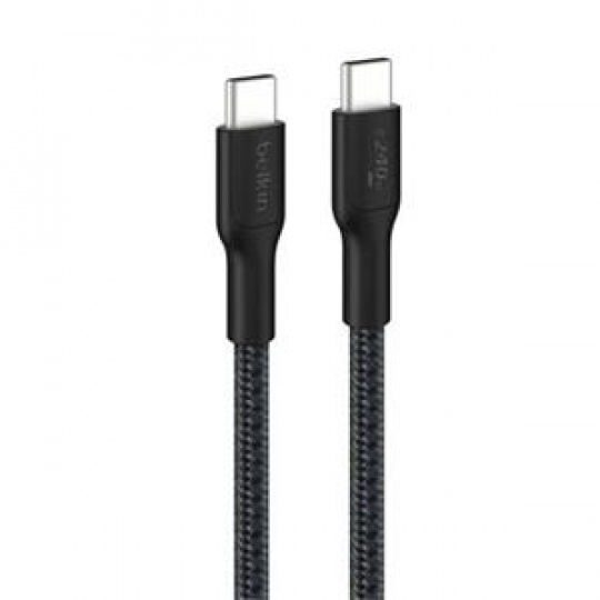 Belkin BOOST CHARGE™ PRO USB-C/USB-C kabel 240W, 3m, černý - odolný