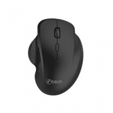 C-TECH myš WLM-14BK Dual mode, bezdrátová, ergo, BT5.0 + 2,4GHz, 1600DPI, 6 tlačítek, USB nano receiver, černá C-TECH myš WLM-14BK Dual mode, bezdrátová, ergo, BT5.0 + 2,4GHz, 1600DPI, 6 tlačítek, USB nano receiver, černá
