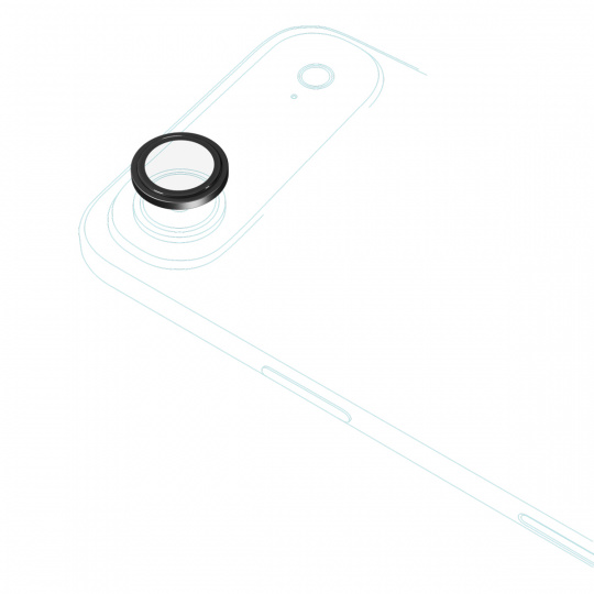 Epico Alu Lens Protectors iPhone Air - černá