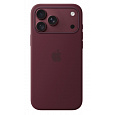 iPhone 18 Pro Max Silicone Case with MS - Burgundy