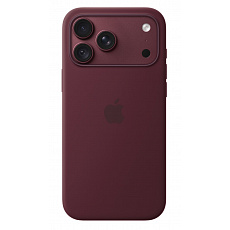 iPhone 18 Pro Max Silicone Case with MS - Burgundy iPhone 18 Pro Max Silicone Case with MS - Burgundy