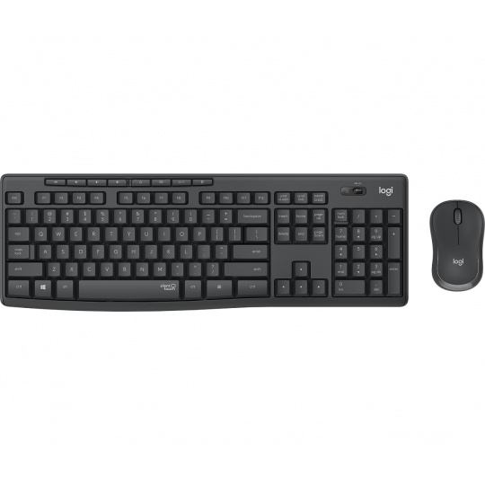 bezdrátový set Logitech MK295, graphite CZ/SK