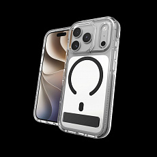 Case Santa Cruz with Kickstand and Camera Button Cover for Apple iPhone 18 Pro / 17 Pro - Black