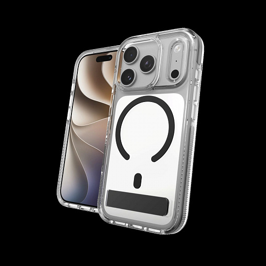 Case Santa Cruz with Kickstand and Camera Button Cover for Apple iPhone 18 Pro / 17 Pro - Black Case Santa Cruz with Kickstand and Camera Button Cover for Apple iPhone 18 Pro / 17 Pro - Black