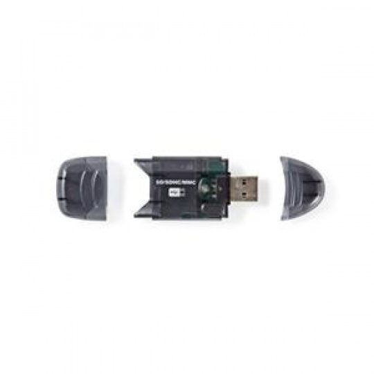 Nedis CRDRU2100BK - Čtečka Paměťových Karet | Multifunkční | USB 2.0