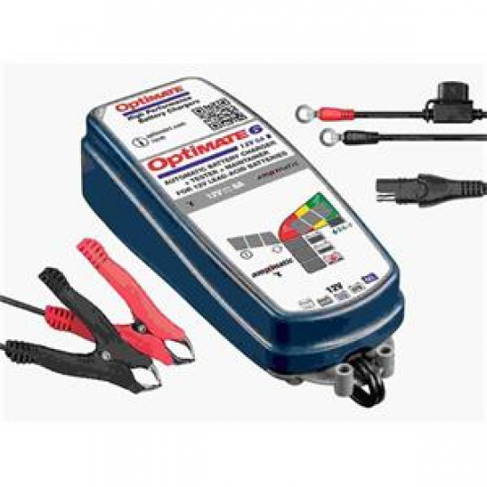 Nabíječka OPTIMATE 6 (12V/6A) TM360 pro olověné AGM/GEL akumulátory (3 - 240Ah)