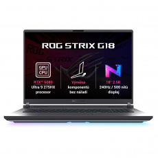 ASUS ROG Strix G18/G815LW-NEBULA003W/U9-275HX/18"/2560x1600/32GB/1TB/RTX 5080/W11H/Gray/2R ASUS ROG Strix G18/G815LW-NEBULA003W/U9-275HX/18"/2560x1600/32GB/1TB/RTX 5080/W11H/Gray/2R