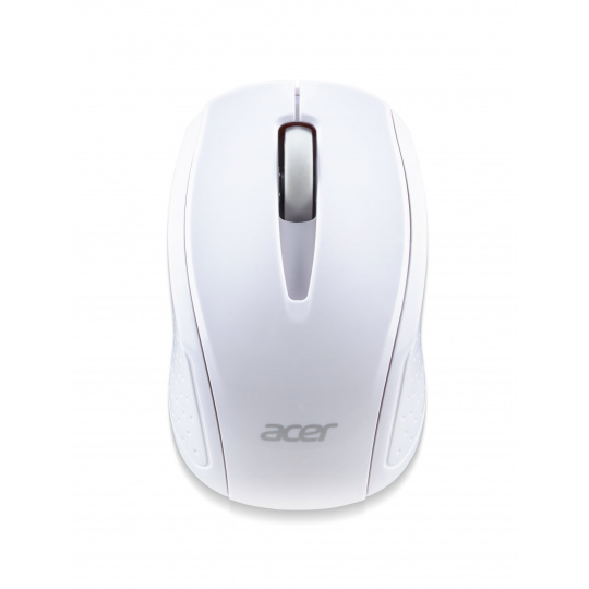Myš Acer G69, cestovní, optická, 1600 DPI, bezdrátová, USB, bílá