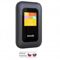 Tenda 4G185 Wi-Fi N300 mobile 4G LTE Hotspot s LCD, baterie 2100 mAh, 1x microSIM,microSD, až 10 hod Tenda 4G185 Wi-Fi N300 mobile 4G LTE Hotspot s LCD, baterie 2100 mAh, 1x microSIM,microSD, až 10 hod