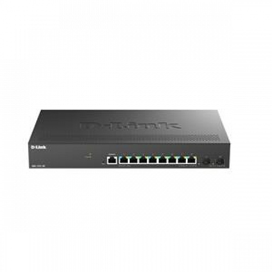 D-Link DMS-1250-10S/E 10 - Port 2.5G Smart Managed Fiber Switch