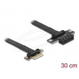 Delock Riser karta PCI Express, ze zástrčky x1 na slot x1, s kabelem, délka 30 cm