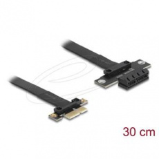 Delock Riser karta PCI Express, ze zástrčky x1 na slot x1, s kabelem, délka 30 cm