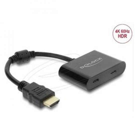 Delock Adaptér HDMI samec > USB Type-C™ samice (DP Alt Mode) 4K 60 Hz Delock Adaptér HDMI samec > USB Type-C™ samice (DP Alt Mode) 4K 60 Hz