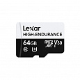 Lexar 64GB H-E microSDHC C10 A1