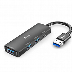 HUB USB C-tech UHB-U3-AC, 3xUSB-A/1x USB-C/ USB 3.0 HUB USB C-tech UHB-U3-AC, 3xUSB-A/1x USB-C/ USB 3.0