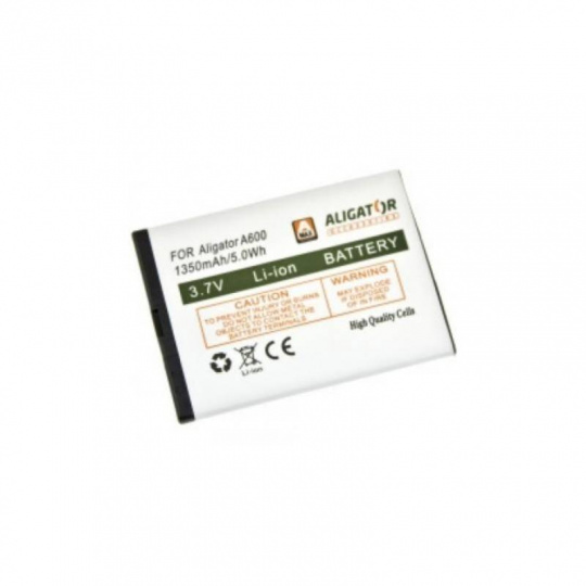 Aligator baterie A600, Li-Ion 1350 mAh