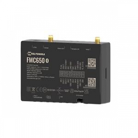TELTONIKA TELEMATICS FMC650 slevdovací zařízení 4G LTE Cat 1 s záložní baterií s vysokou kapacitou a externími anténami TELTONIKA TELEMATICS FMC650 slevdovací zařízení 4G LTE Cat 1 s záložní baterií s vysokou kapacitou a externími anténami